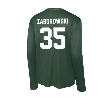 Utah Valley - NCAA Baseball : Landon Zaborowski - Activewear Long Sleeve T-Shirt-1
