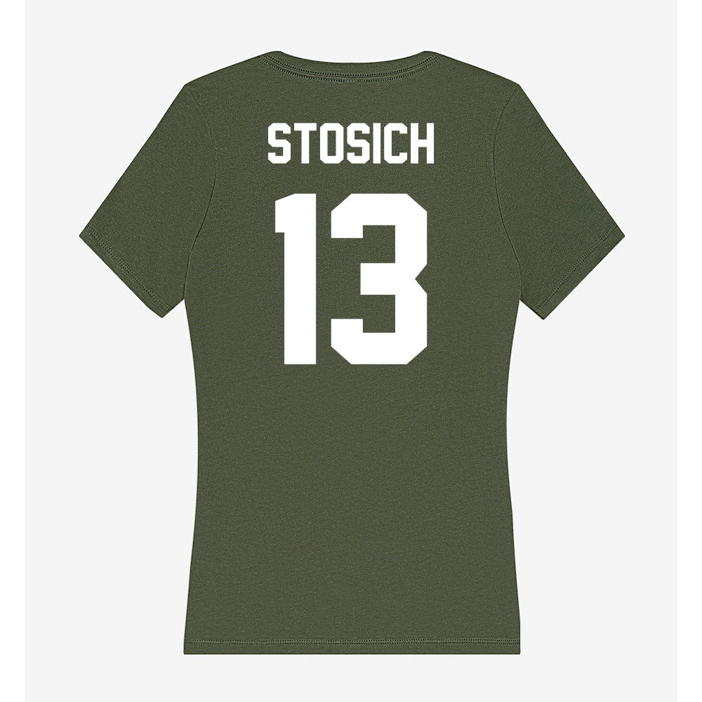 Utah Valley - NCAA Women's Soccer : Marisol Stosich - Women's V-Neck T-Shirt-1
