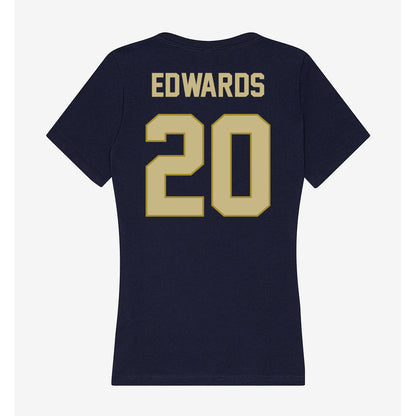 Oral Roberts - NCAA Women's Basketball : Bella Edwards - Women's V-Neck T-Shirt-1