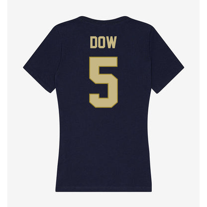 Oral Roberts - NCAA Men's Basketball : Connor Dow - Women's V-Neck T-Shirt-1