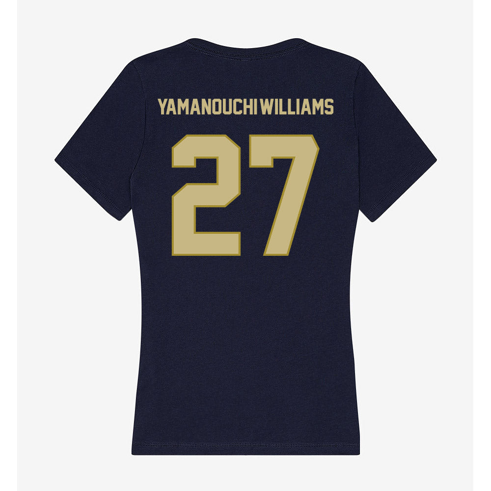 Oral Roberts - NCAA Men's Basketball : Yuto Yamanouchi-Williams - Women's V-Neck T-Shirt-1