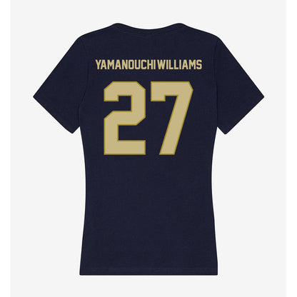 Oral Roberts - NCAA Men's Basketball : Yuto Yamanouchi-Williams - Women's V-Neck T-Shirt-1