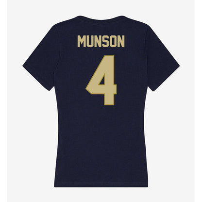 Oral Roberts - NCAA Women's Soccer : Kylee Munson - Women's V-Neck T-Shirt-1