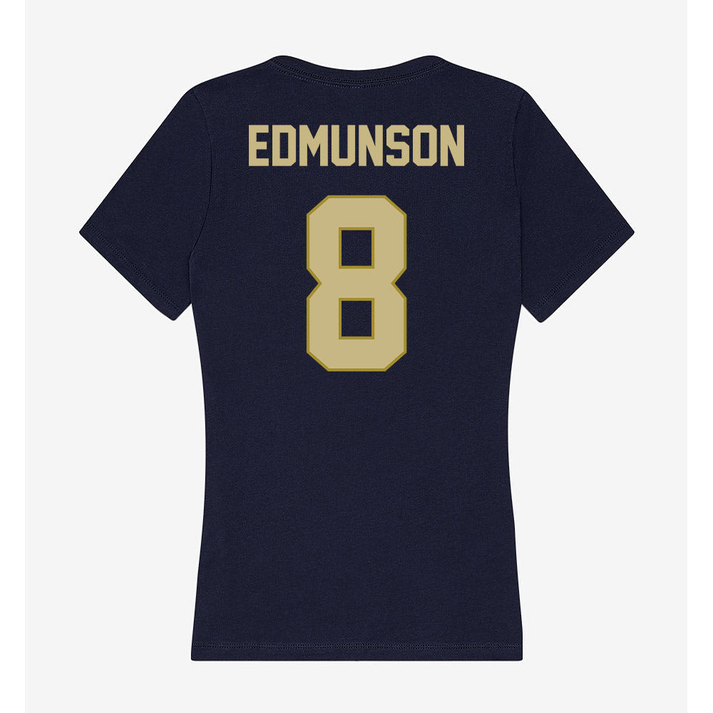 Oral Roberts - NCAA Baseball : Will Edmunson - Women's V-Neck T-Shirt-1