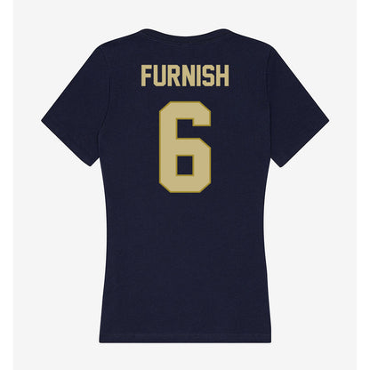 Oral Roberts - NCAA Men's Basketball : Cal Furnish - Women's V-Neck T-Shirt-1
