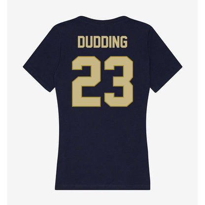 Oral Roberts - NCAA Baseball : Kole Dudding - Women's V-Neck T-Shirt-1