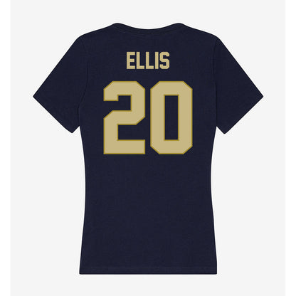 Oral Roberts - NCAA Baseball : Hudson Ellis - Women's V-Neck T-Shirt-1