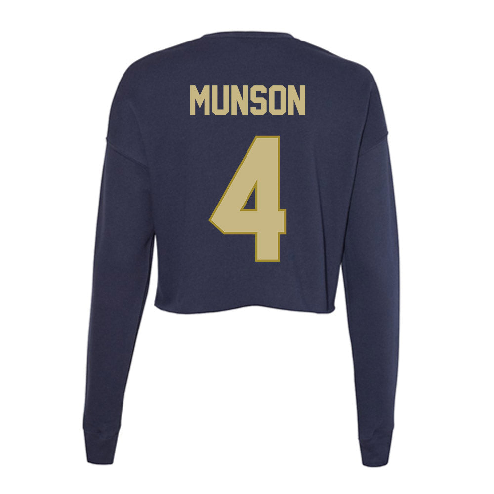Oral Roberts - NCAA Women's Soccer : Kylee Munson - Women's Cropped Crew Fleece-1