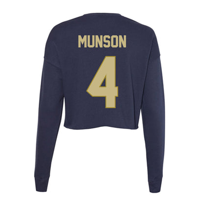 Oral Roberts - NCAA Women's Soccer : Kylee Munson - Women's Cropped Crew Fleece-1