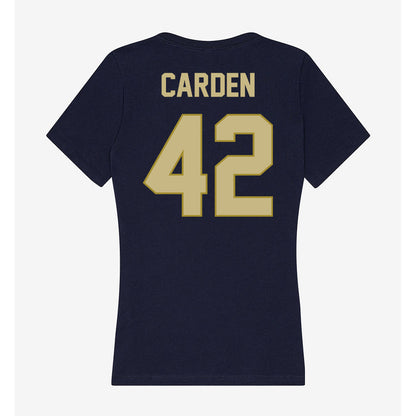 Oral Roberts - NCAA Women's Basketball : Mary Carden - Women's V-Neck T-Shirt-1