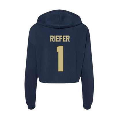 Oral Roberts - NCAA Women's Soccer : Alexa Riefer - Women's Crop Fleece Hoodie-1