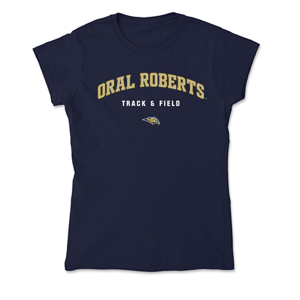 Oral Roberts - NCAA Men's Track & Field : Kellen Rutledge - Soft Style Women’s T-Shirt-0