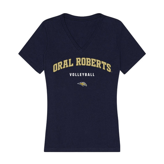 Oral Roberts - NCAA Women's Volleyball : Khylie Remmenga - Women's V-Neck T-Shirt-0