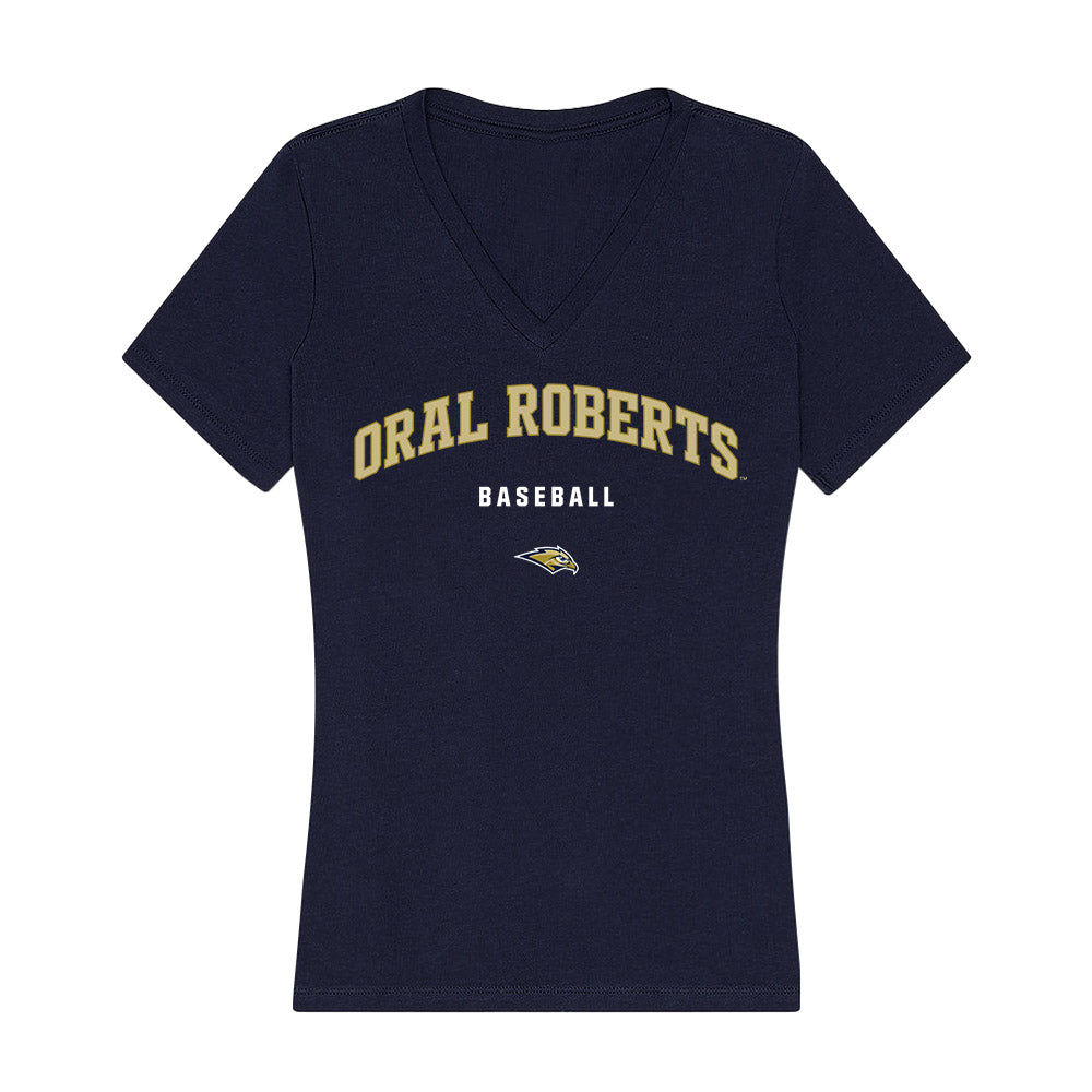 Oral Roberts - NCAA Baseball : Will Yeary - Women's V-Neck T-Shirt-0