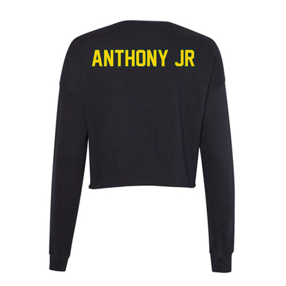  - NCAA Men's Track & Field : Rj Anthony Jr - Classic Shersey Women's Cropped Crew Fleece-1