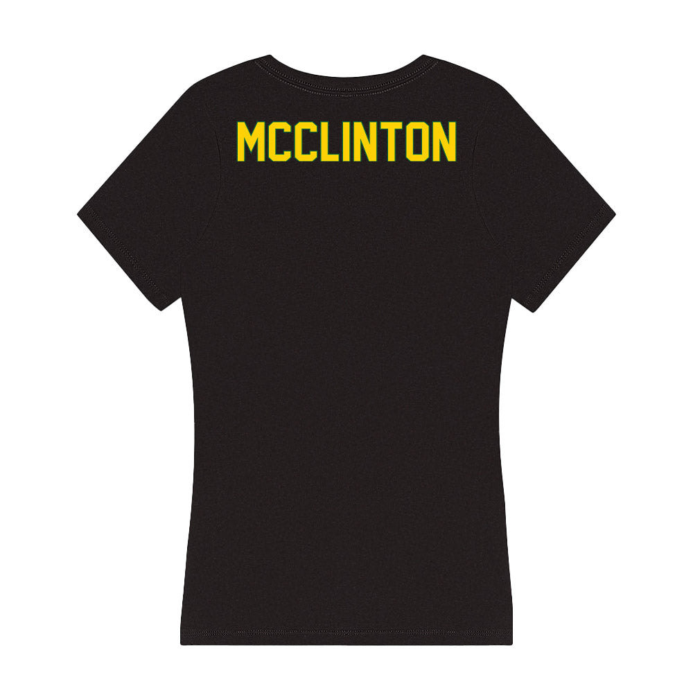  - NCAA Women's Track & Field : Aleashea McClinton - Classic Shersey Women's V-Neck T-Shirt-1