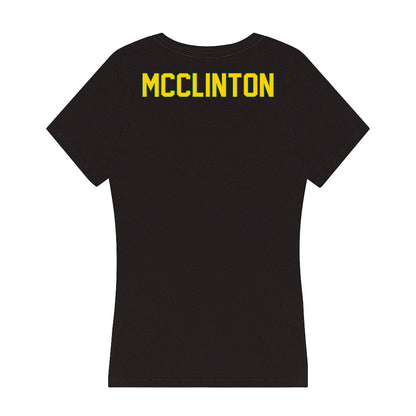  - NCAA Women's Track & Field : Aleashea McClinton - Classic Shersey Women's V-Neck T-Shirt-1