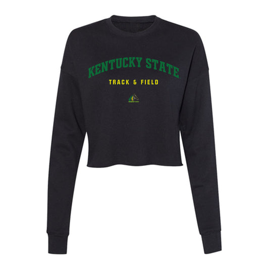  - NCAA Women's Track & Field : Anyia Martin - Classic Shersey Women's Cropped Crew Fleece-0