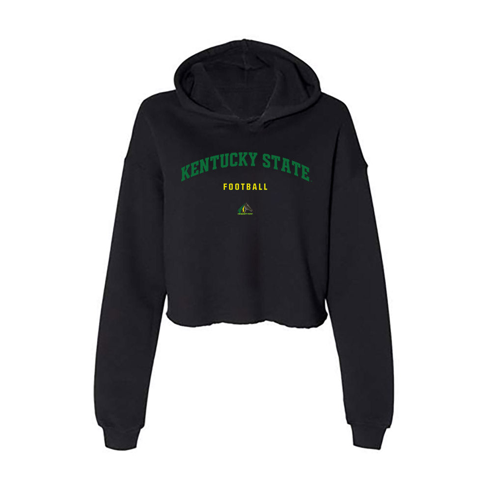 KYSU - NCAA Football : Lawrence McConnell - Classic Shersey Women's Crop Fleece Hoodie-0
