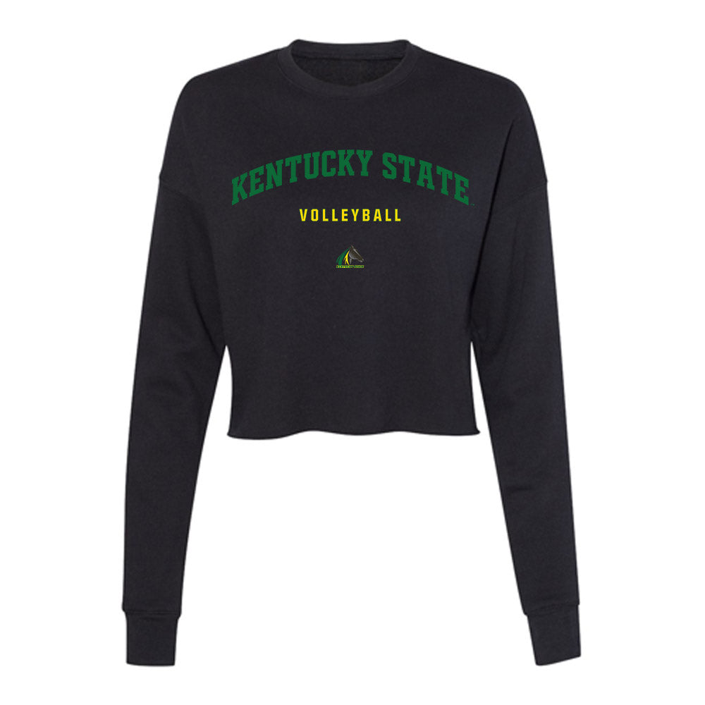 KYSU - NCAA Women's Volleyball : Destiny Rogers - Classic Shersey Women's Cropped Crew Fleece-0