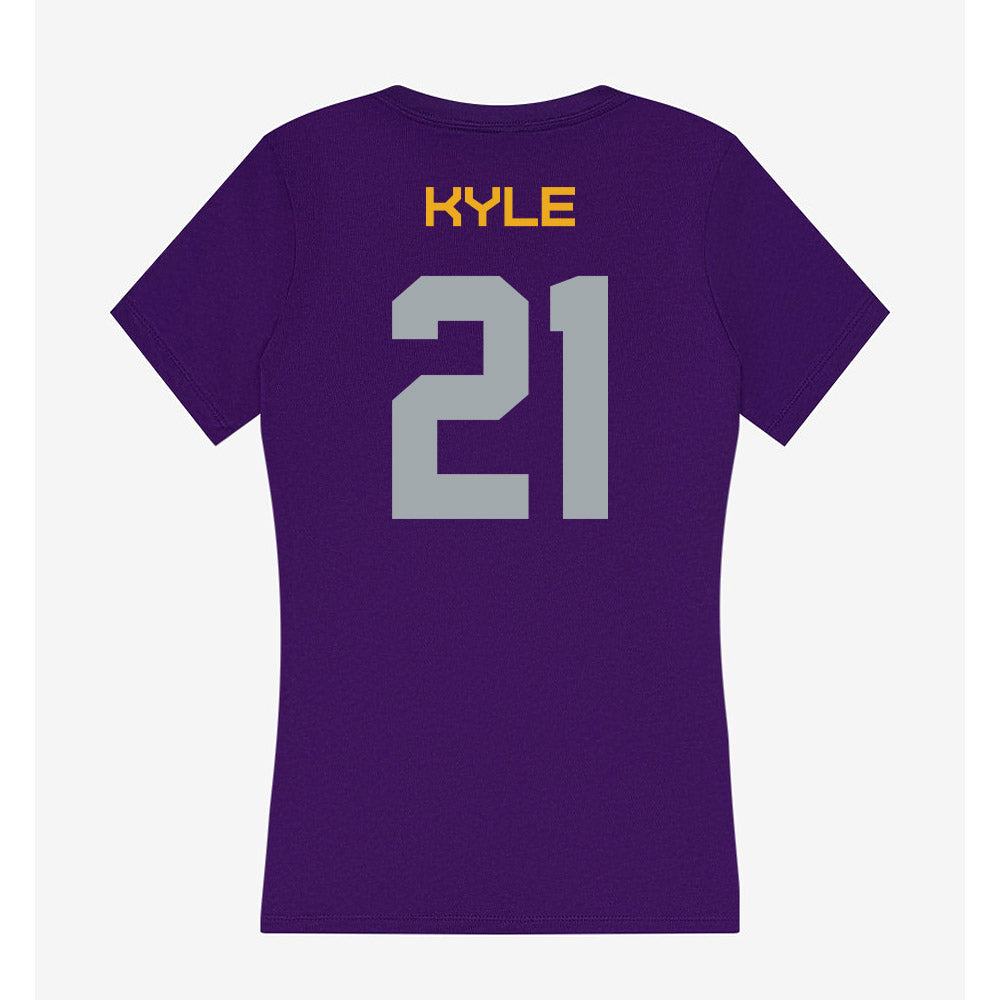 UAlbany - NCAA Women's Volleyball : Madison Kyle - Women's V-Neck T-Shirt-1