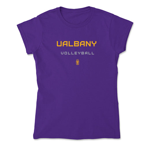 UAlbany - NCAA Women's Volleyball : Madison Kyle - Soft Style Women’s T-Shirt-0