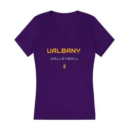 UAlbany - NCAA Women's Volleyball : Madison Kyle - Women's V-Neck T-Shirt-0