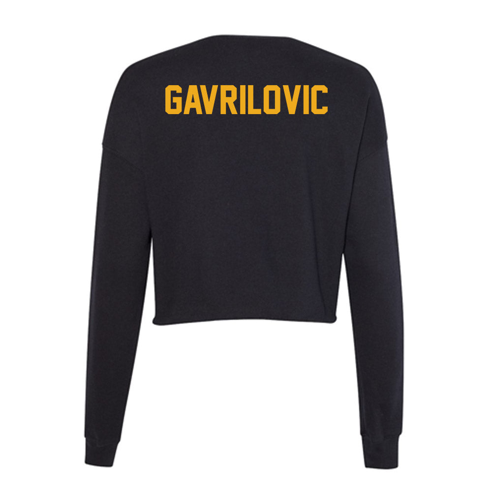 LBSU - NCAA Women's Track & Field : Abigail Gavrilovic - Women's Cropped Crew Fleece-1