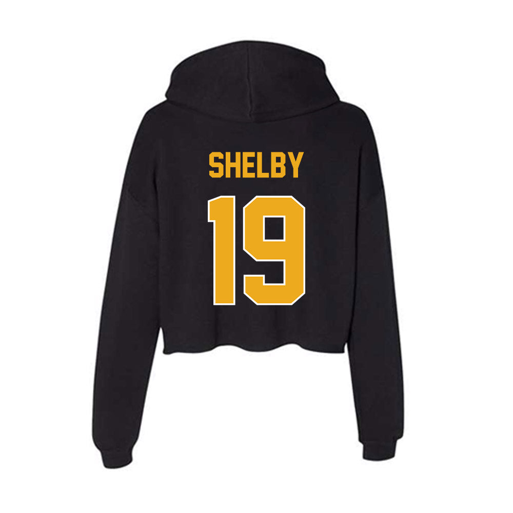 LBSU - NCAA Baseball : Hogan Shelby - Women's Crop Fleece Hoodie-1