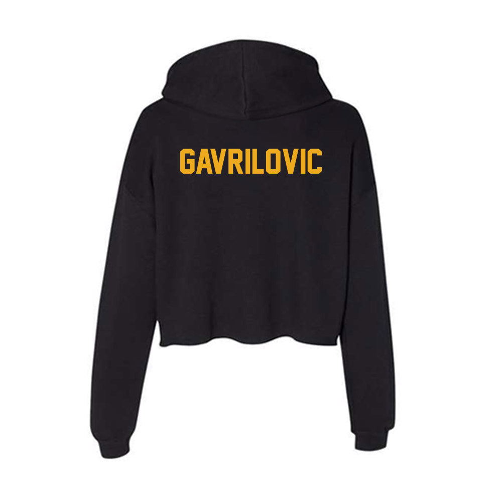 LBSU - NCAA Women's Track & Field : Abigail Gavrilovic - Women's Crop Fleece Hoodie-1