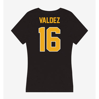 LBSU - NCAA Baseball : Damon Valdez - Women's V-Neck T-Shirt-1