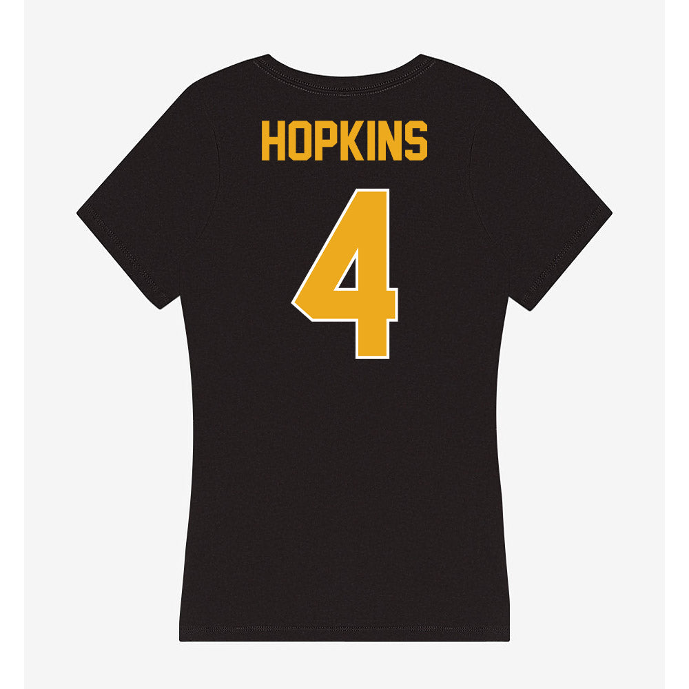 LBSU - NCAA Women's Soccer : Hannah Hopkins - Women's V-Neck T-Shirt-1