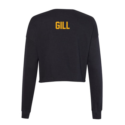 LBSU - NCAA Men's Track & Field : Cameron Gill - Women's Cropped Crew Fleece-1