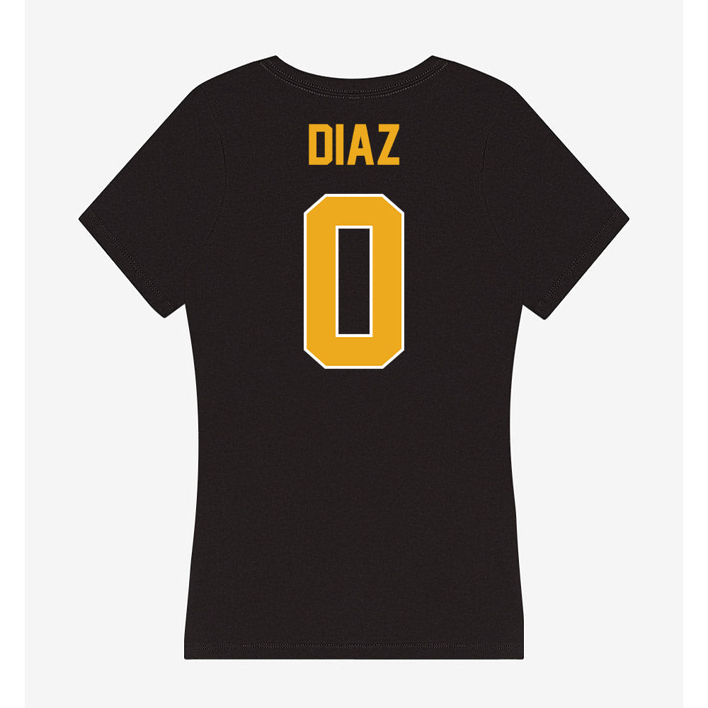 LBSU - NCAA Men's Basketball : Rob Diaz - Women's V-Neck T-Shirt-1
