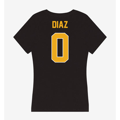 LBSU - NCAA Men's Basketball : Rob Diaz - Women's V-Neck T-Shirt-1