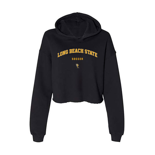 LBSU - NCAA Women's Soccer : Kana Uchida - Women's Crop Fleece Hoodie-0