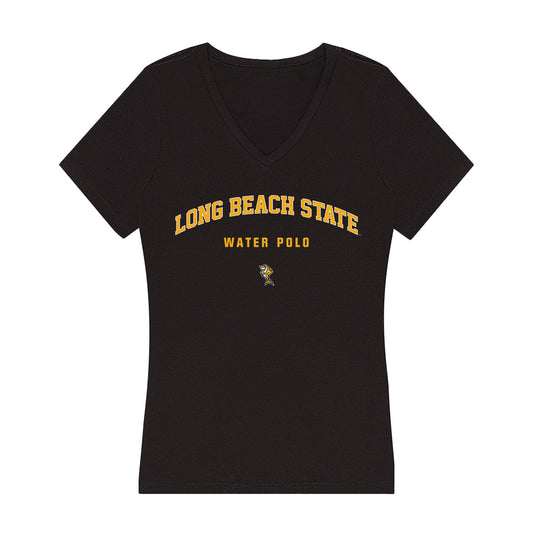 LBSU - NCAA Women's Water Polo : Polina Synytsia - Women's V-Neck T-Shirt-0