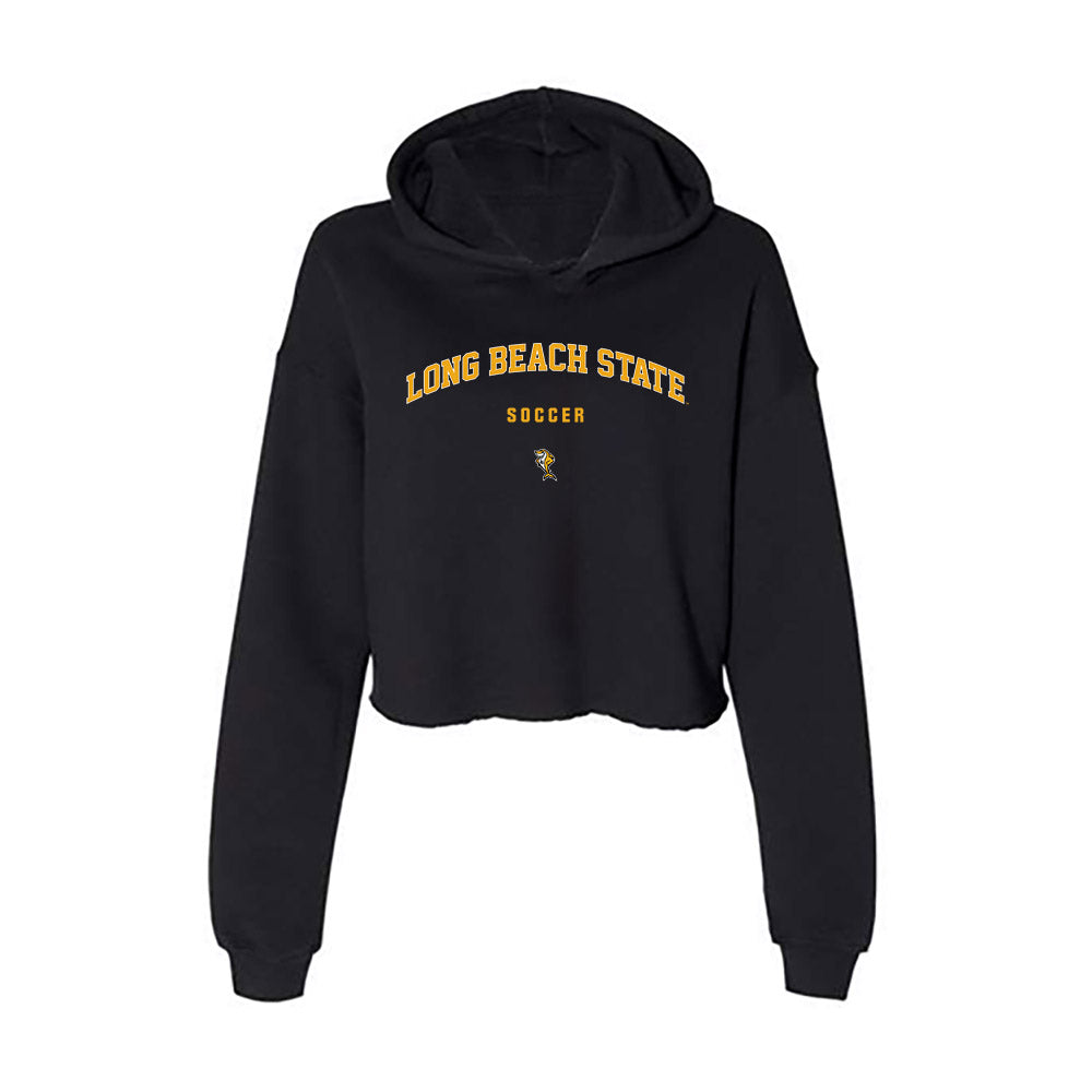 LBSU - NCAA Women's Soccer : Cassidy Parks - Women's Crop Fleece Hoodie-0