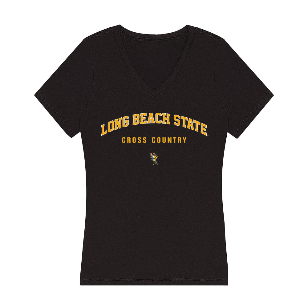 LBSU - NCAA Women's Cross Country : Elena Windsor - Women's V-Neck T-Shirt-0