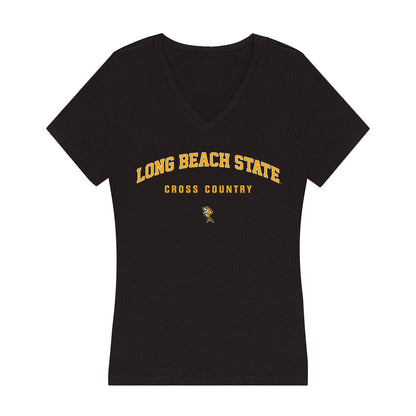 LBSU - NCAA Women's Cross Country : Elena Windsor - Women's V-Neck T-Shirt-0