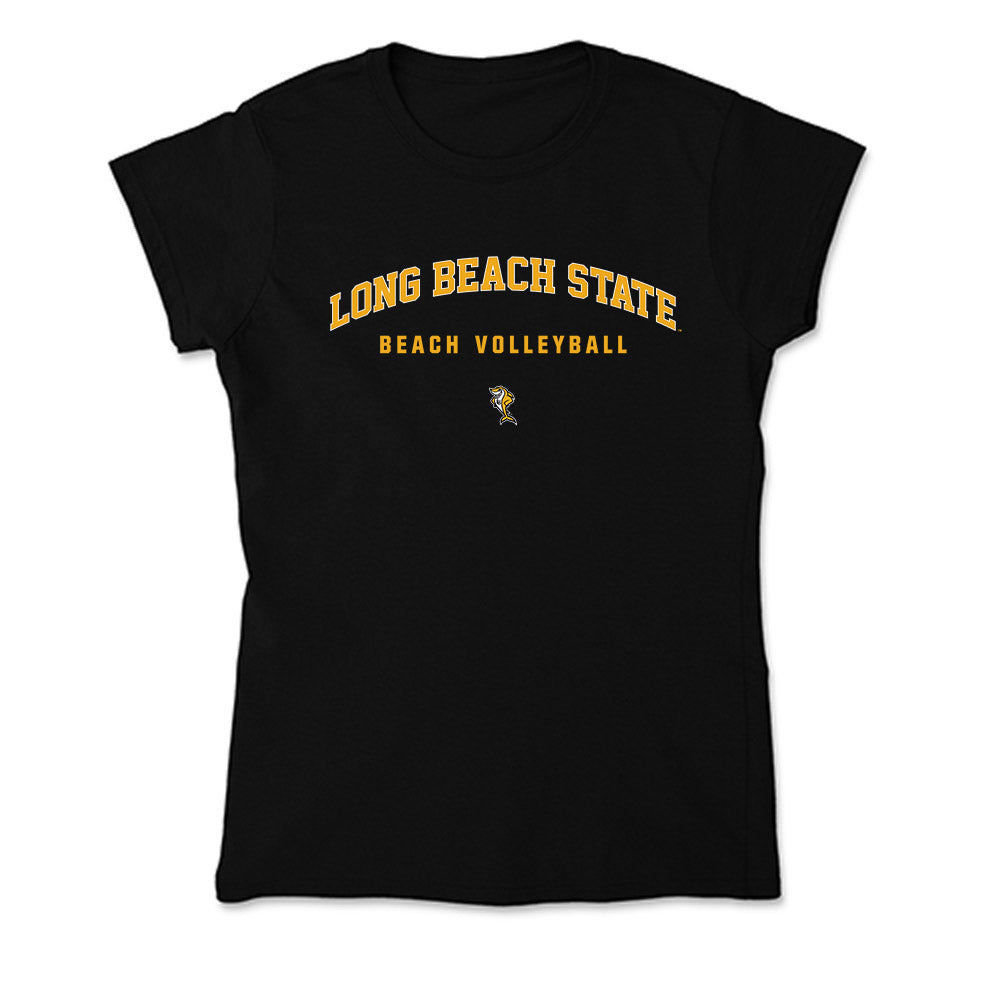 LBSU - NCAA Beach Volleyball : Nicole Lankton - Soft Style Women’s T-Shirt-0