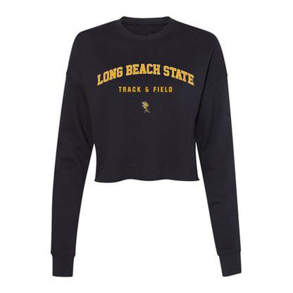 LBSU - NCAA Women's Track & Field : Abigail Gavrilovic - Women's Cropped Crew Fleece-0
