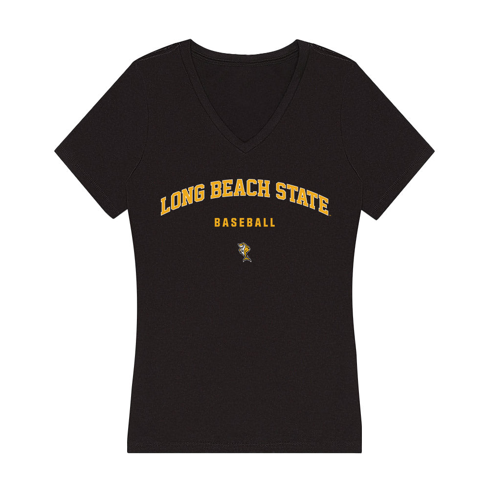 LBSU - NCAA Baseball : Luke Howe - Women's V-Neck T-Shirt-0