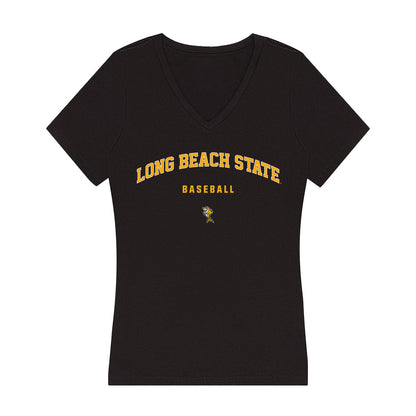 LBSU - NCAA Baseball : Murchael Turner - Women's V-Neck T-Shirt-0