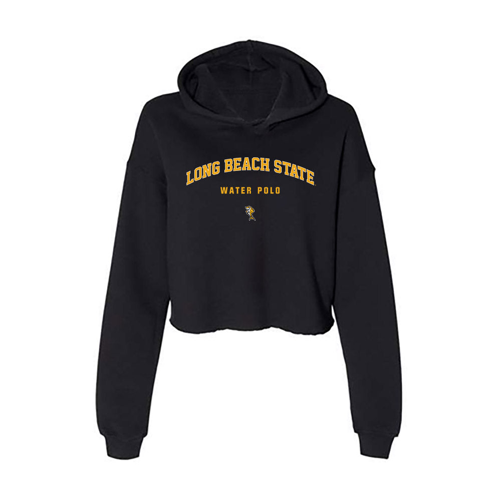 LBSU - NCAA Women's Water Polo : Polina Synytsia - Women's Crop Fleece Hoodie-0