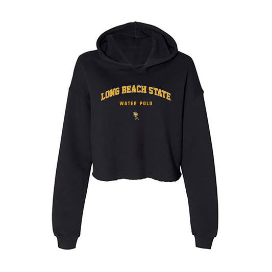 LBSU - NCAA Women's Water Polo : Polina Synytsia - Women's Crop Fleece Hoodie-0