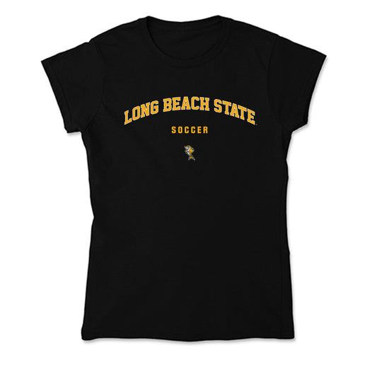LBSU - NCAA Women's Soccer : Hannah Peters - Soft Style Women’s T-Shirt-0