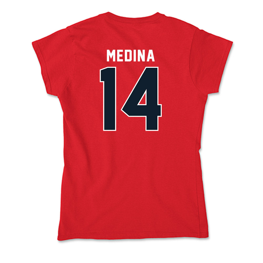 Dallas Baptist - NCAA Women's Soccer : Isabella Medina - Soft Style Women’s T-Shirt-1