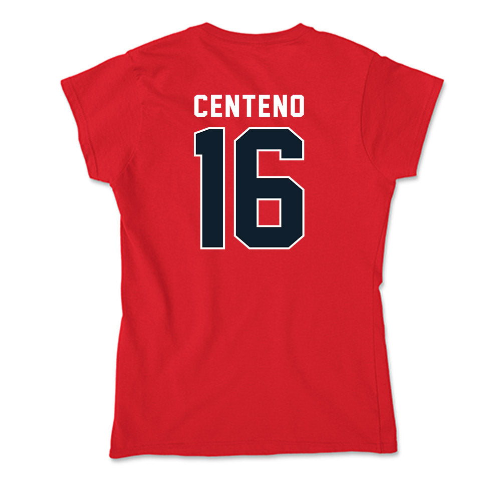 Dallas Baptist - NCAA Men's Soccer : Caleb Centeno - Soft Style Women’s T-Shirt-1
