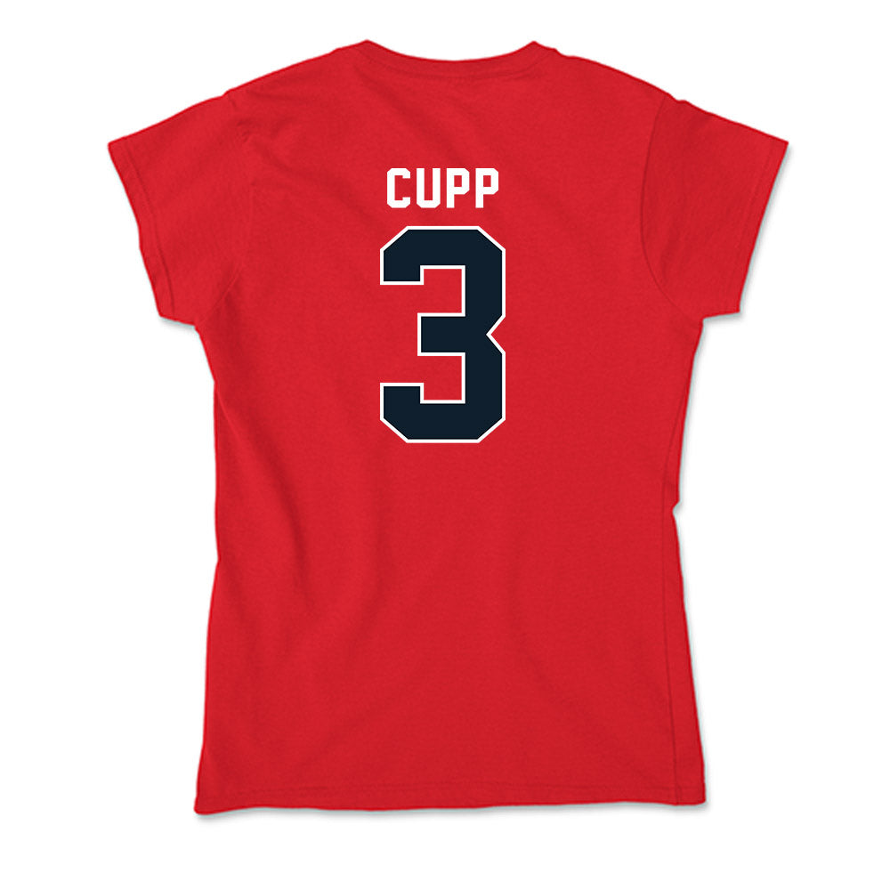 Dallas Baptist - NCAA Baseball : Dylan Cupp - Soft Style Women’s T-Shirt-1